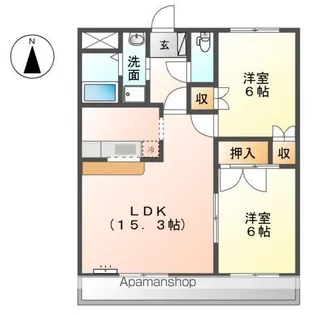 ブリック ヒルズ【3階】の間取り