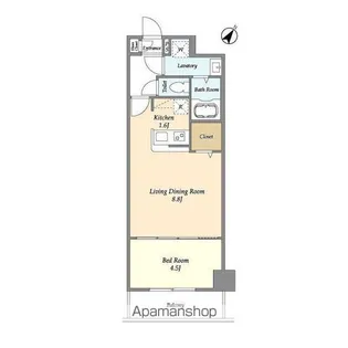 アルファコート常盤台3【3階】の間取り