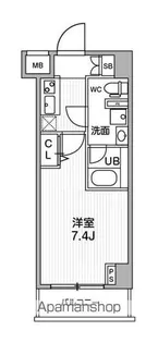 ジェノヴィア阪東橋スカイガーデン【11階】の間取り