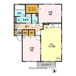 ドミール・シャルマンABC【1階】の間取り