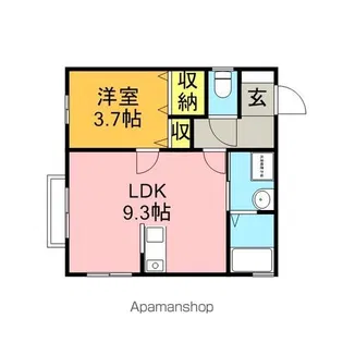 リビオンハイム【1階】の間取り