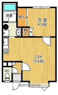 リフレイン−Ⅰ【2C号室】の間取り