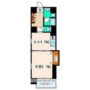 ヴィアーレ勾当台Ⅰ【11階】の間取り