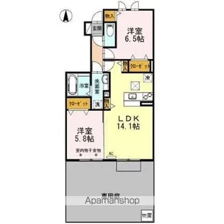 ブランシェ【1階】の間取り