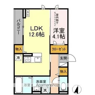 TELESCOPIO【3階】の間取り