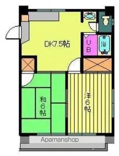 メゾン宝【2階】の間取り