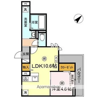 RESIDENCE阿知【2階】の間取り