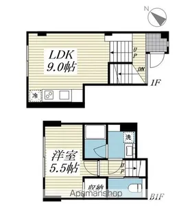 サリースマイル参番館【1階】の間取り