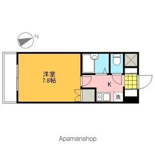 ドミトリー庚午壱番館【203号室号室】の間取り