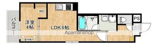 MOVE江波東【3階】の間取り