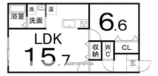 ダコタハウス【2階】の間取り