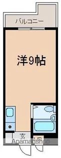 ホワイトパレス岬町【3階】の間取り