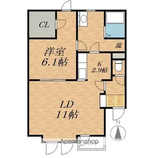 PETIE・ROYAL【3階】の間取り