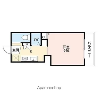 ハイツV【3階】の間取り