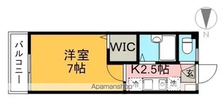 1Kの間取り画像