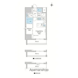スタイリオ蒲田WEST【8階】の間取り
