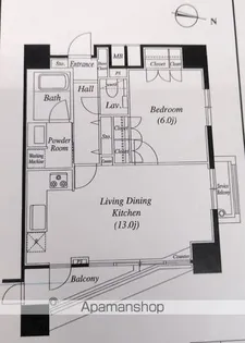 ファーストリアルタワー新宿【28階】の間取り