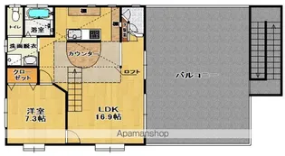 LOBBY HOUSE【2階】の間取り
