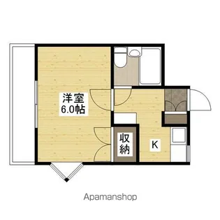 エステート9大州【4階】の間取り