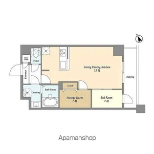 アルファコート曳舟2【5階】の間取り
