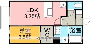 メゾンエルメス【2階】の間取り