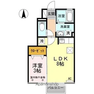 ルイティア Ⅰ【1階】の間取り