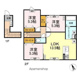FIRST SKY I【2階】の間取り