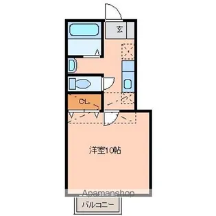 アスティオン荒井Ⅲ【2階】の間取り
