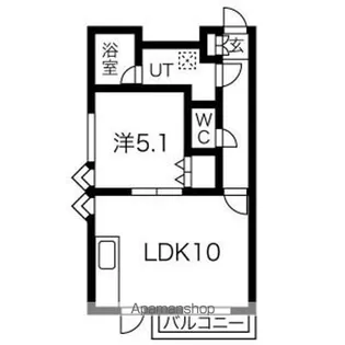 アーバンプレイス【401号室】の間取り