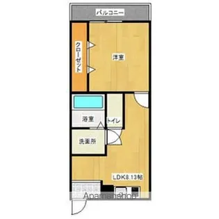 K2スクエア【305号室】の間取り