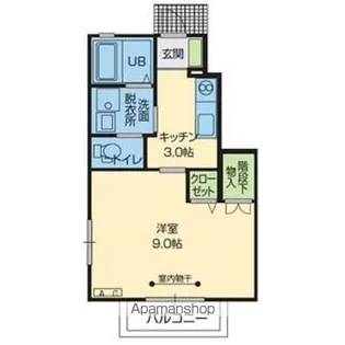 ソラールB【103号室】の間取り