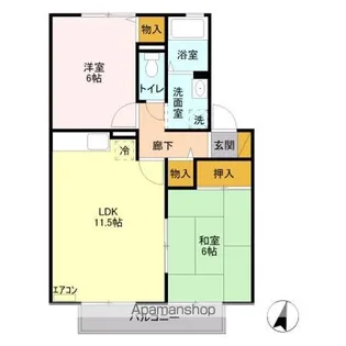 ファミール【2階】の間取り