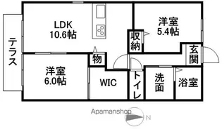 JOY HOPE ジョイホープ【1階】の間取り