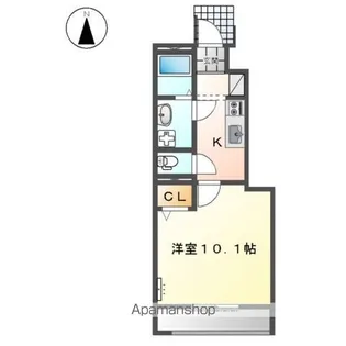 チェリーハウスⅢ【1階】の間取り