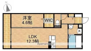 D−HILLS佐藤Ⅲ【1階】の間取り