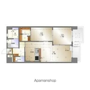 矢野マンション【202号室】の間取り