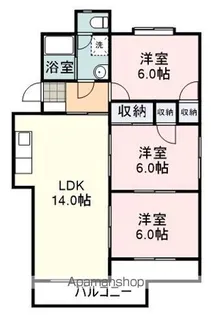 第二ゴトウハイツ【1階】の間取り