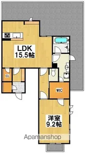 ファイブコートプレミアム中百舌鳥【4階】の間取り