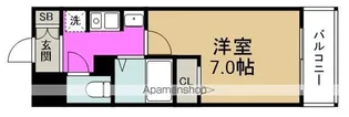 クリエイト21アテンドル梅田【3階】の間取り