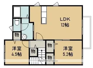 コンフォートカオル【202号室】の間取り