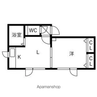 アークコート北28条【101号室】の間取り