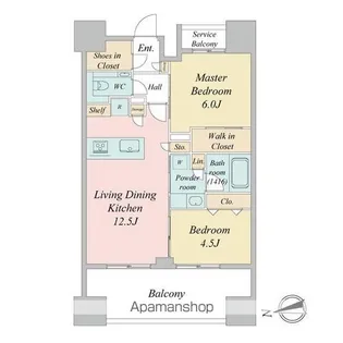 プライマル町屋【11階】の間取り