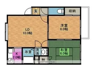 ロイヤルリッチ【101号室】の間取り