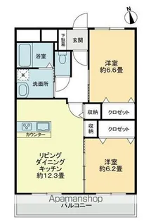 OKAマンション【2階】の間取り