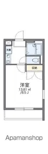 レオパレス藤本I【208号室】の間取り