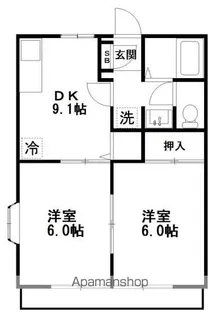 ソフィアビレッジ【1階】の間取り
