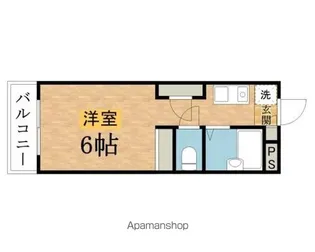 ハイムフォーレスト【402号室】の間取り