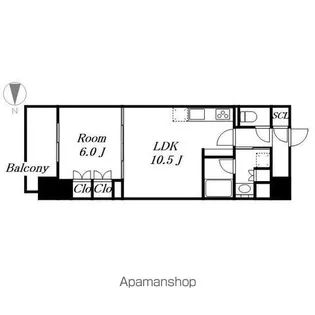 ラフィシア上前津「カミマエヅ」【5階】の間取り