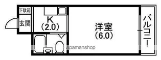 ジョイフル寝屋川【3階】の間取り