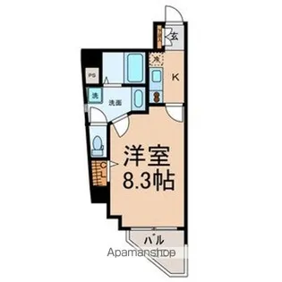 スカイコート葵【6階】の間取り